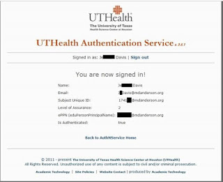 Uthealth身份验证服务屏幕截图