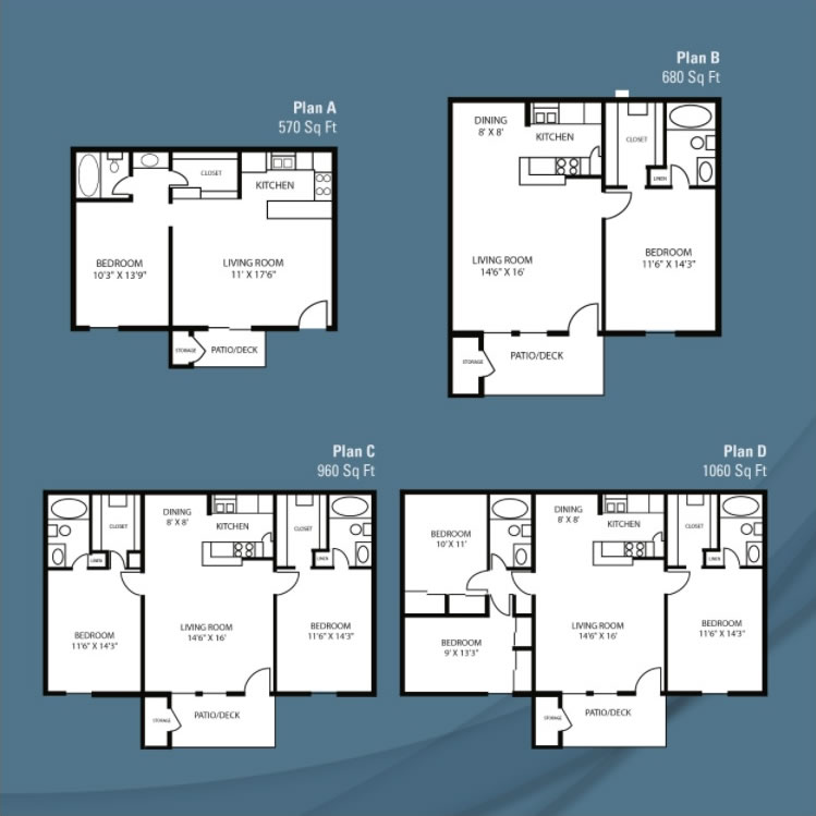 7900 Cambridge Floor Plans