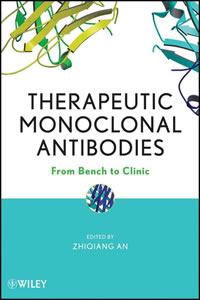 这是书的封面的形象,“治疗性单克隆抗体:从板凳到诊所”