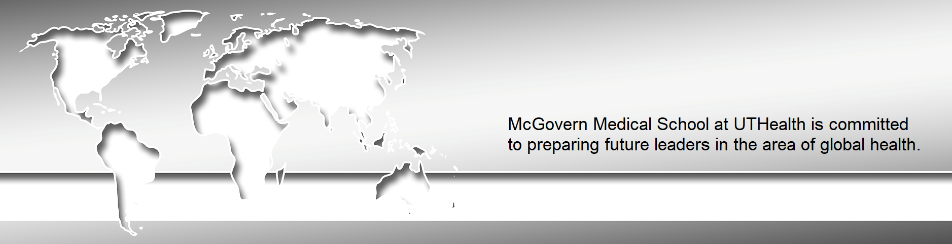 McGovern med is committed to preparing future leaders in the area of global health
