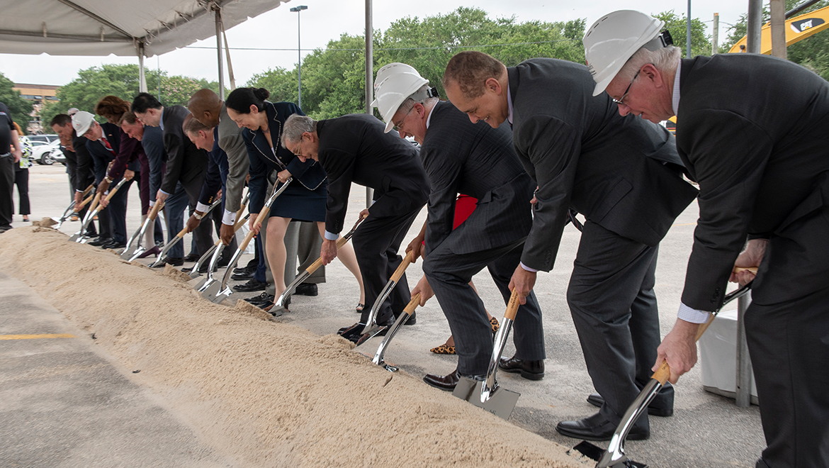 Ground breaking ceremony for the UTHealth Continuum of Care Campus for Behavioral Health