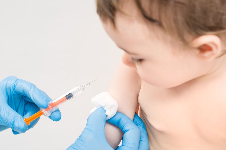 Baby Vaccination Stock Image