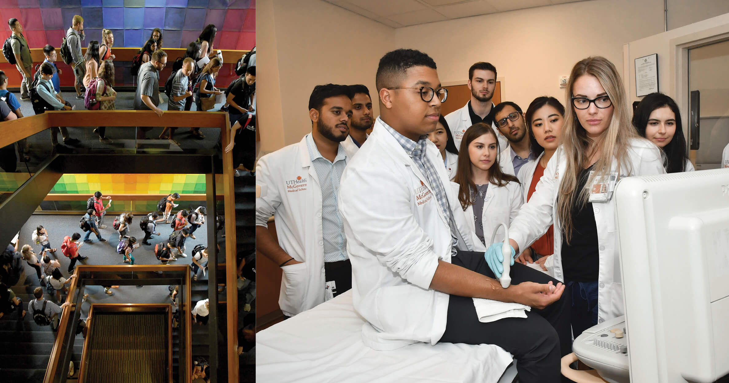 Collage of McGovern Medical School Students