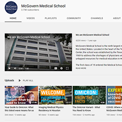 McGovern Medical School YouTube Channel