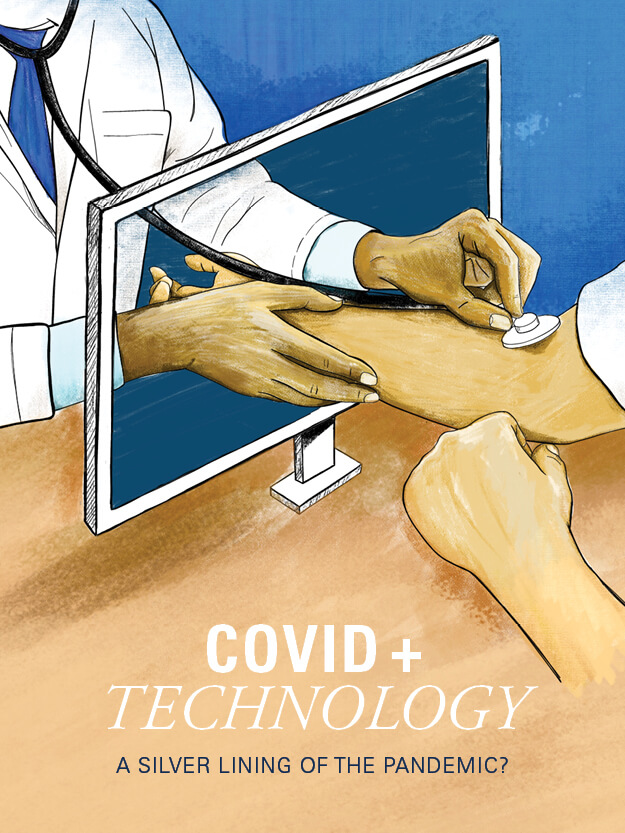 COVID +技术封面图片