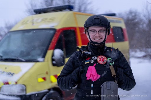 克里斯·赖特,护理人员志愿服务在乌克兰
