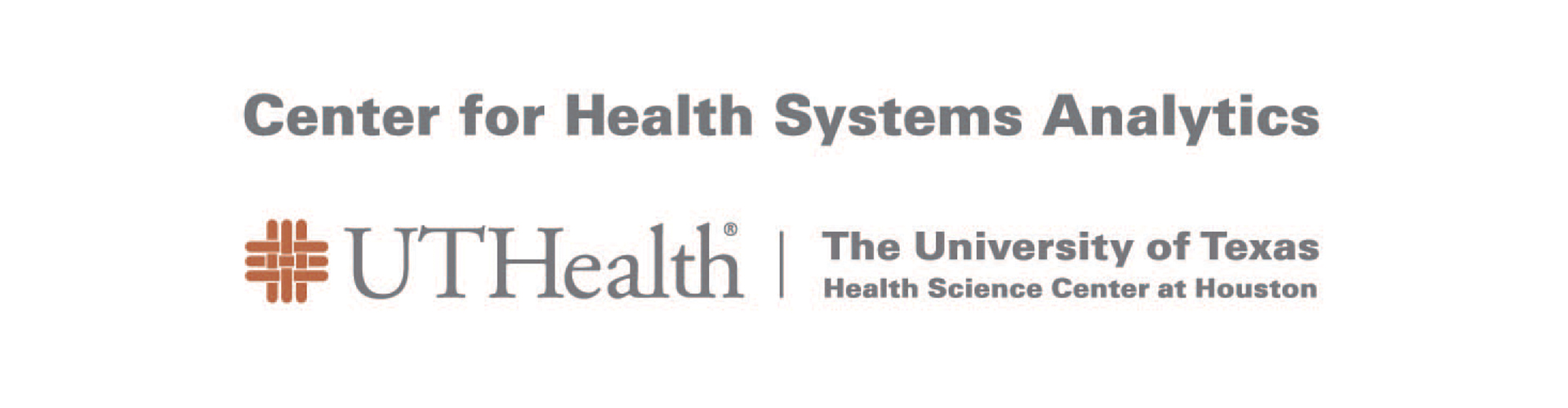 UTHealth Center for Health Systems Analytics Logo